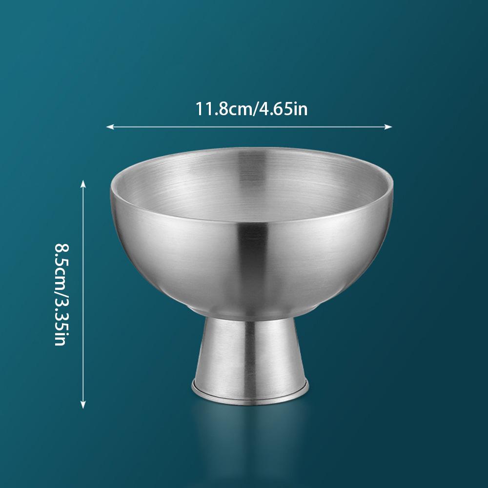 Elegant double-layer stainless steel ice cream cup, dessert bowl, suitable for pudding, mousse, kitchen utensils серебряный
Elegant double-layer stainless steel ice cream cup, dessert bowl, suitable for pudding, mousse, kitchen utensils серебряный