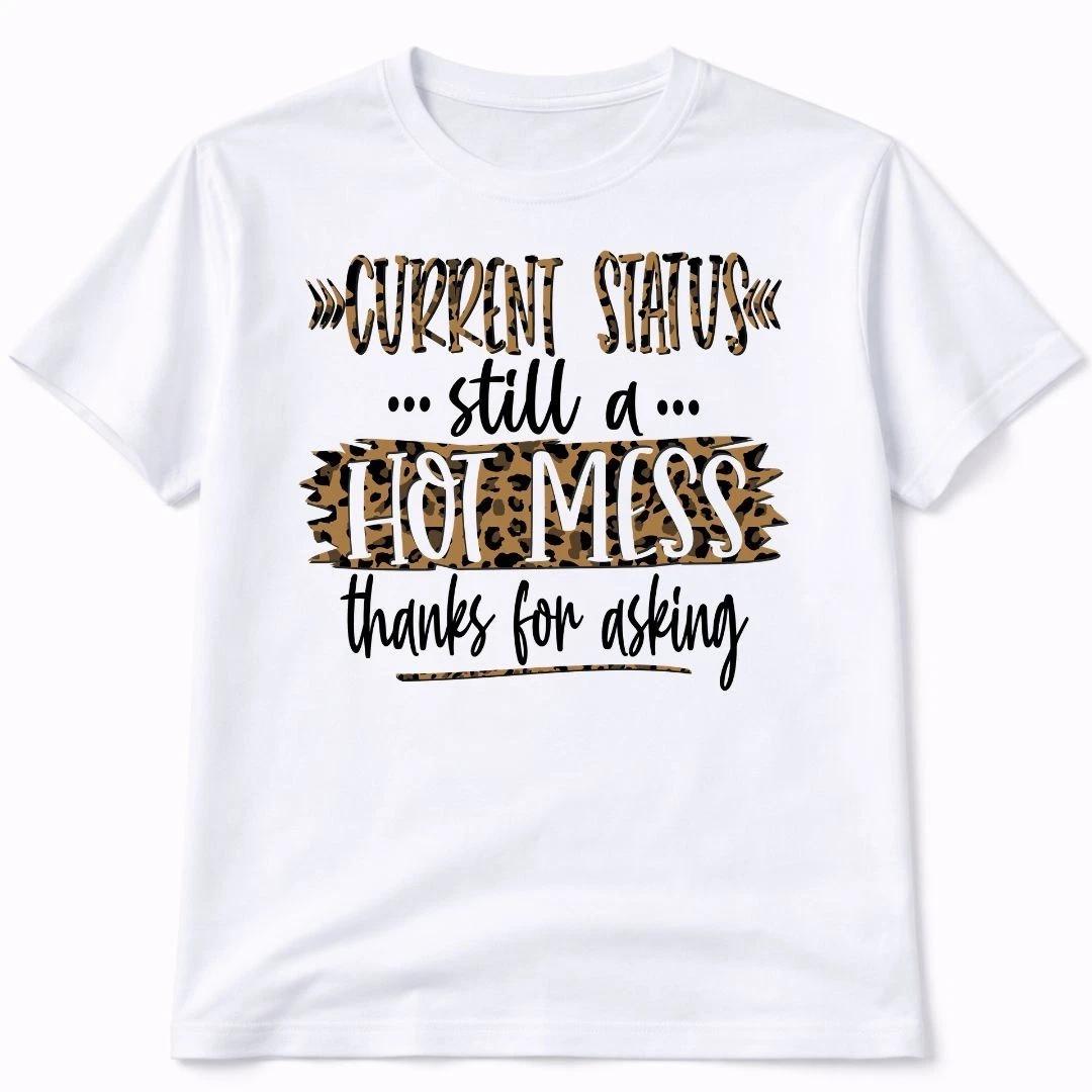 Hot Mess Graphic T Shirt Trendy Western Style Tee Womens Gifts White 4XL
Hot Mess Graphic T Shirt Trendy Western Style Tee Womens Gifts White 4XL