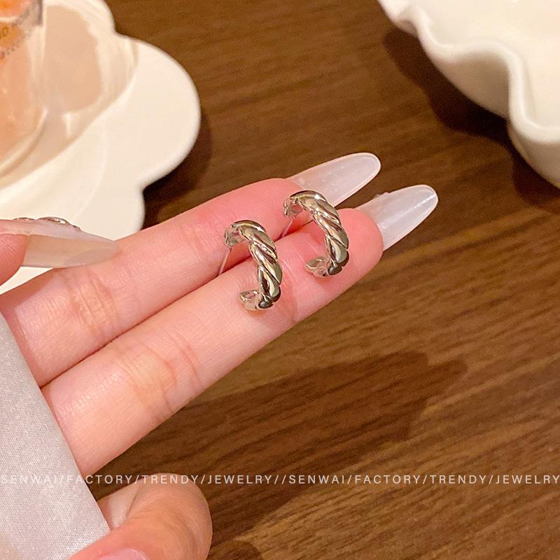 Cold metal plain ring earrings, women s high-end sense, light luxury temperament, earrings, popular ear jewelry
Cold metal plain ring earrings, women s high-end sense, light luxury temperament, earrings, popular ear jewelry