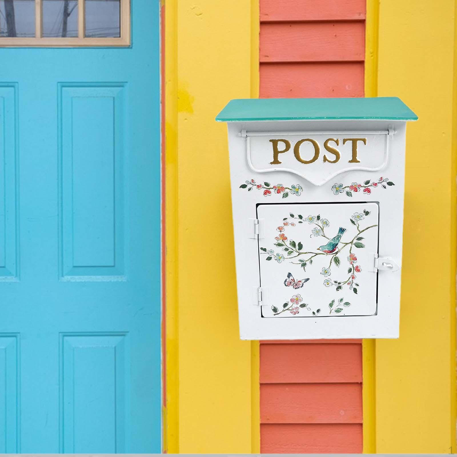 Wall Mounted Mailbox Large Mail Insert Metal Post Box Letter Home Decor Outdoor Exterior
Wall Mounted Mailbox Large Mail Insert Metal Post Box Letter Home Decor Outdoor Exterior