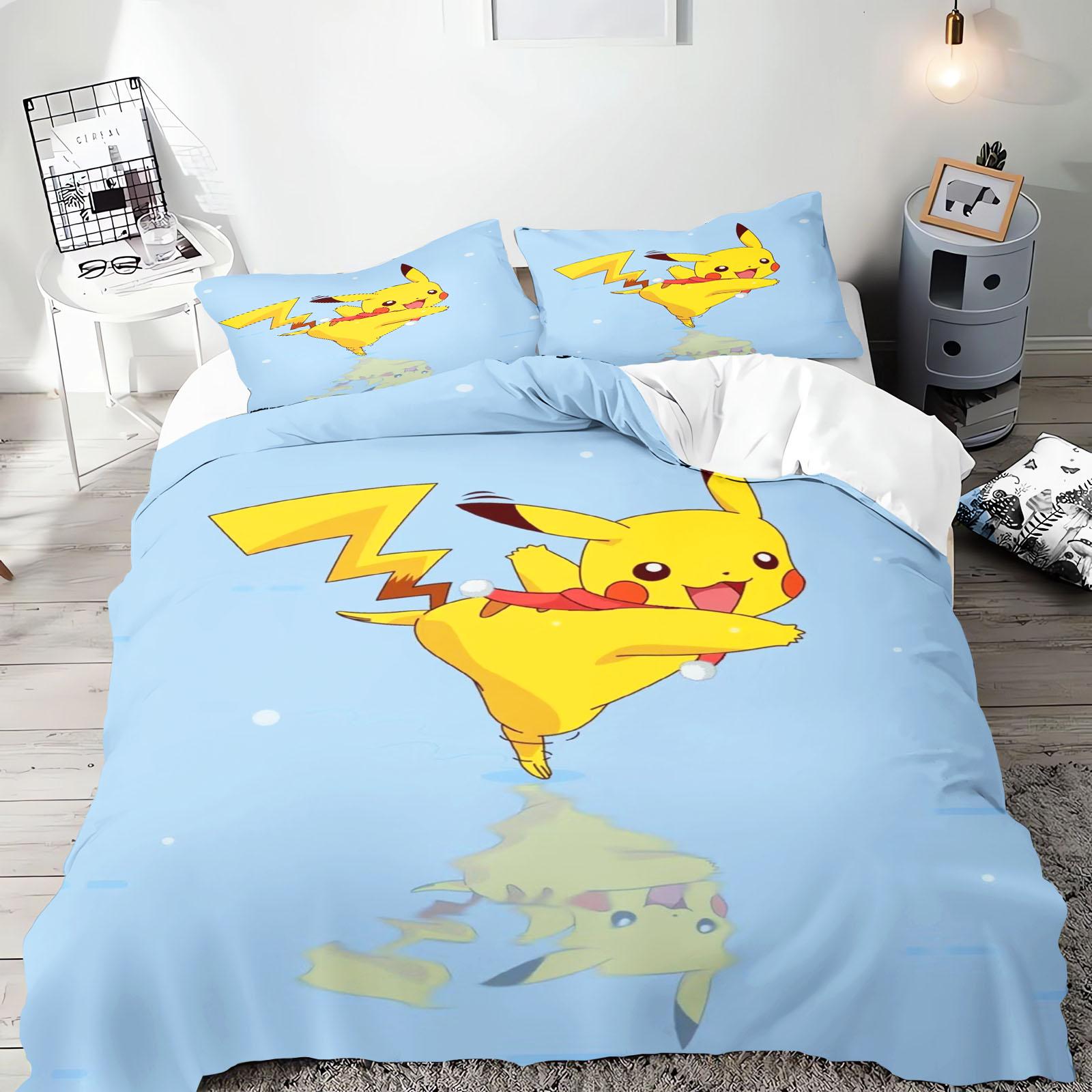 Pokémon Anime Duvet Cover Set Comforte Printed Cartoon Twin Size Bedding Sets Christmas Gifts 3-piece AU Double(180*210cm)3pcs
Pokémon Anime Duvet Cover Set Comforte Printed Cartoon Twin Size Bedding Sets Christmas Gifts 3-piece AU Double(180*210cm)3pcs