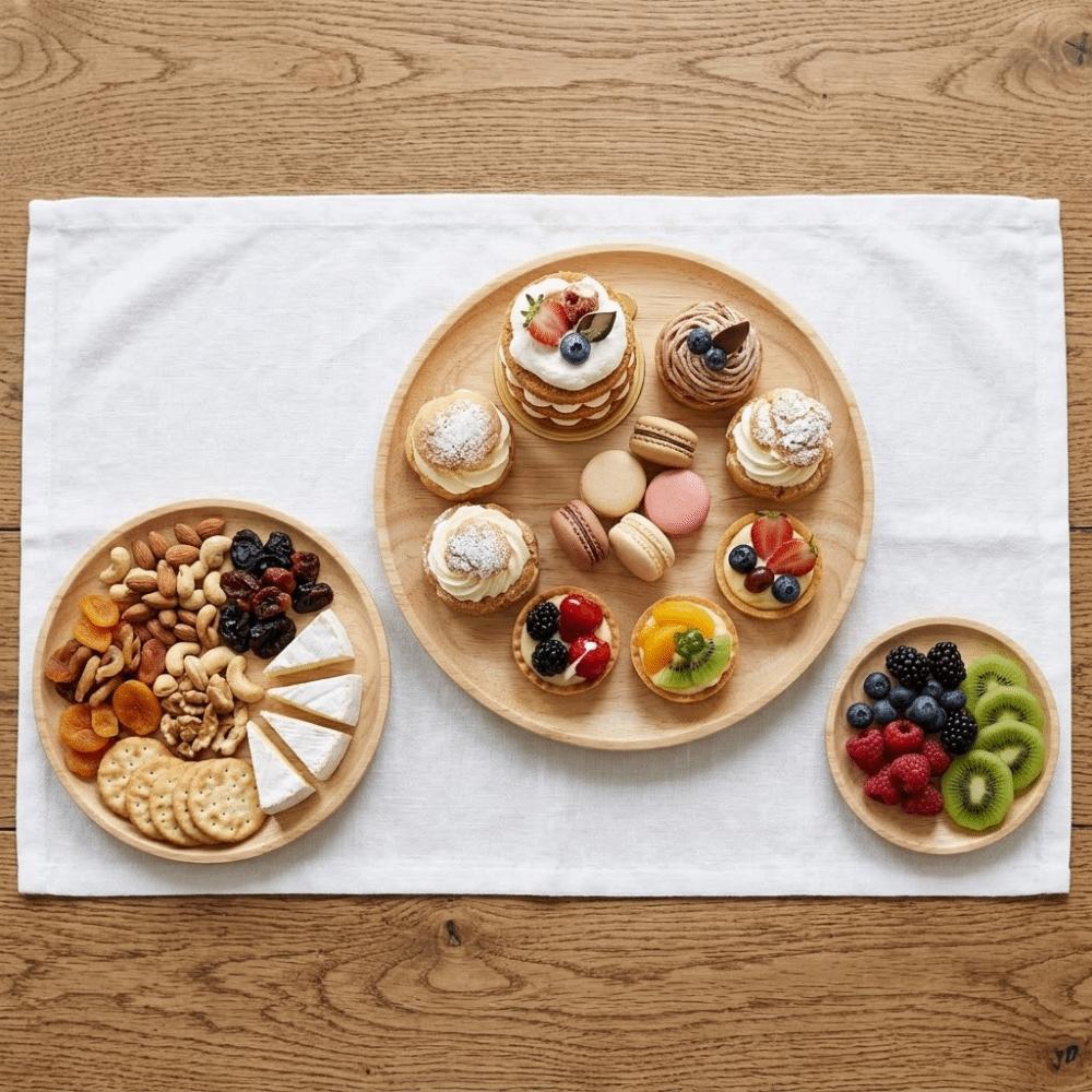 Flat Serving Tray Round Fruit Tray Heat Insulated Dinner Plate Fruit Placement 10.5cm
Flat Serving Tray Round Fruit Tray Heat Insulated Dinner Plate Fruit Placement 10.5cm