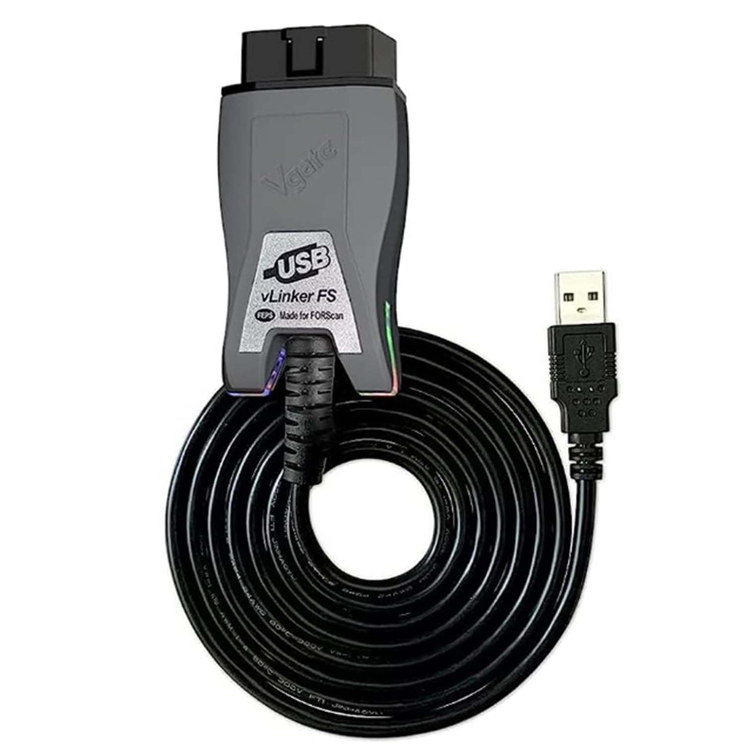 Vgate vLinker FS OBD2 USB адаптер FORS-can HS/MS-CAN автоматический переключатель (160см)
Vgate vLinker FS OBD2 USB адаптер FORS-can HS/MS-CAN автоматический переключатель (160см)