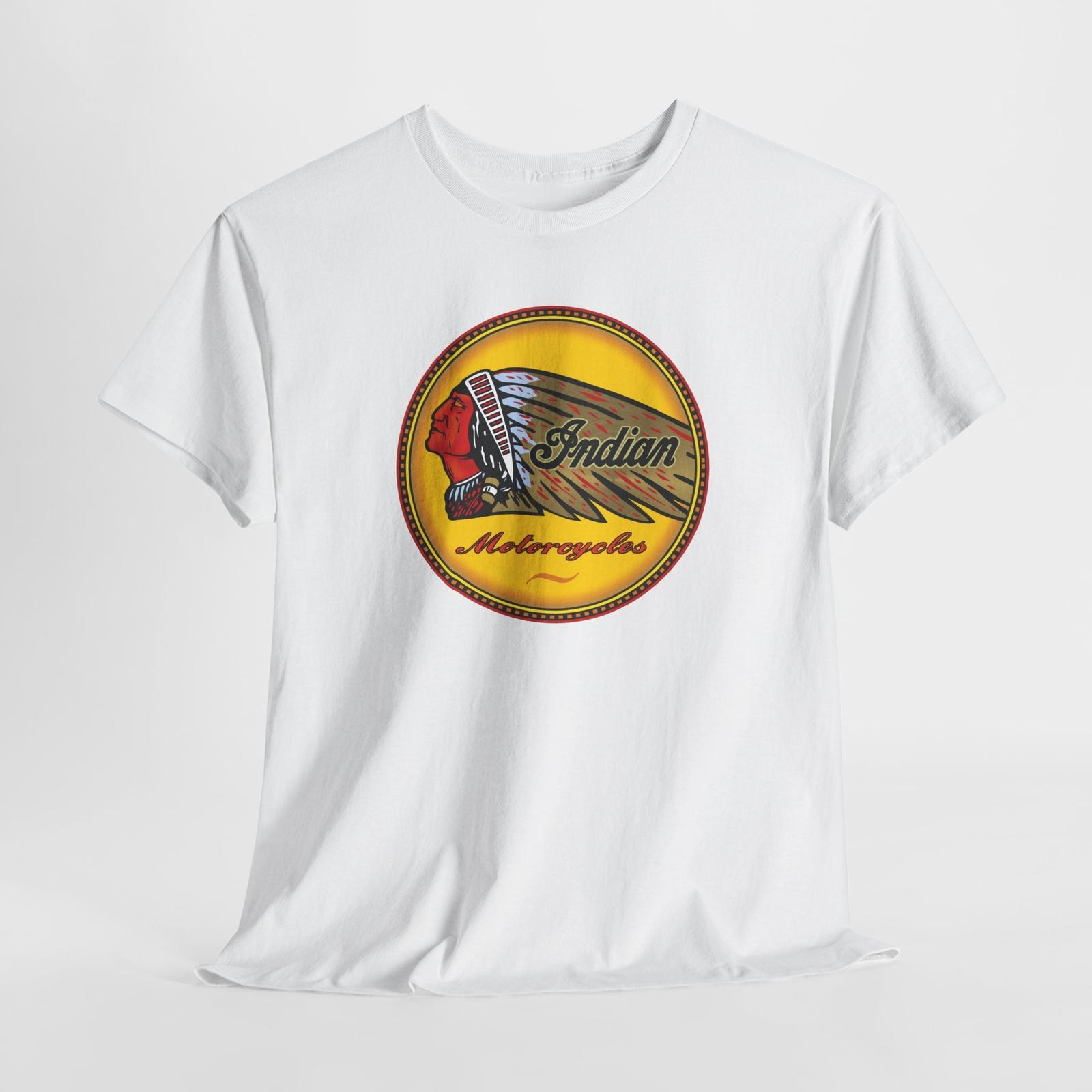 Vintage Indian Motorcycles Unisex Heavy Cotton Tshirt Tops Tee XL
Vintage Indian Motorcycles Unisex Heavy Cotton Tshirt Tops Tee XL