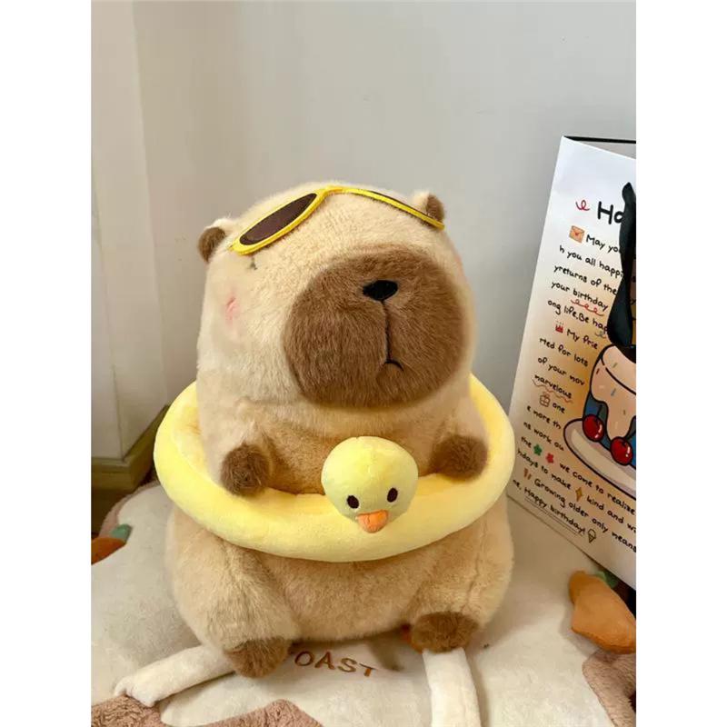 Capybara Plush Toy with Duck Swim Ring - Summer Doll and Sofa Pillow Stuffed Animal Standard
Capybara Plush Toy with Duck Swim Ring - Summer Doll and Sofa Pillow Stuffed Animal Standard