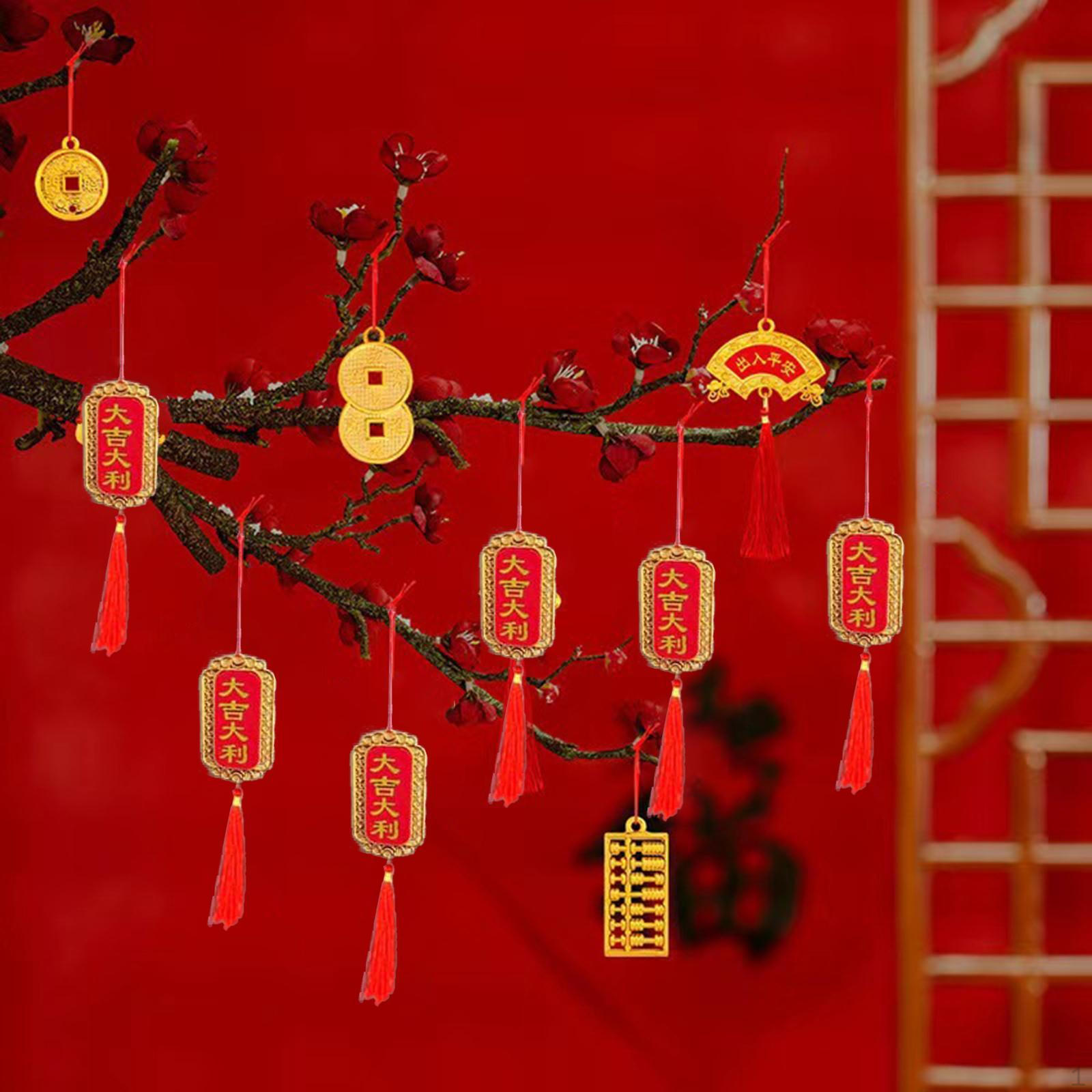 6 штук Китайский Год Подвесные украшения Благословение иероглифов, вечеринка Style B
6 штук Китайский Год Подвесные украшения Благословение иероглифов, вечеринка Style B