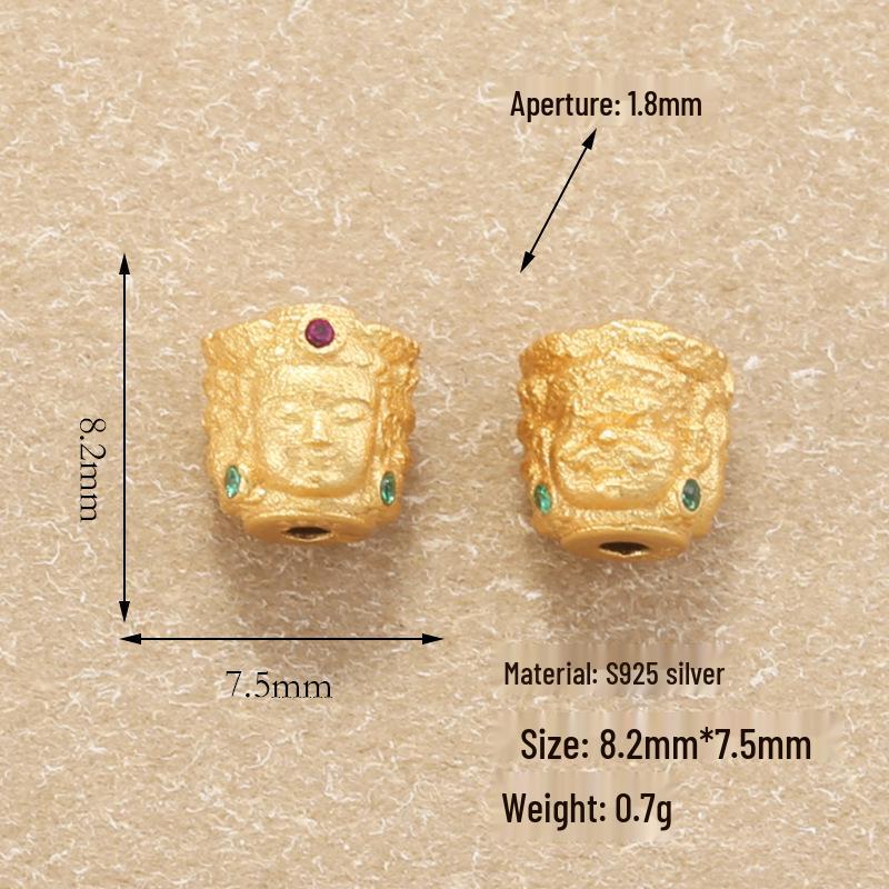 S925 Silver Hollow Barrel Beads with Zircon, Corundum, and Spacer Beads for DIY Beading Wenwan Accessories
S925 Silver Hollow Barrel Beads with Zircon, Corundum, and Spacer Beads for DIY Beading Wenwan Accessories