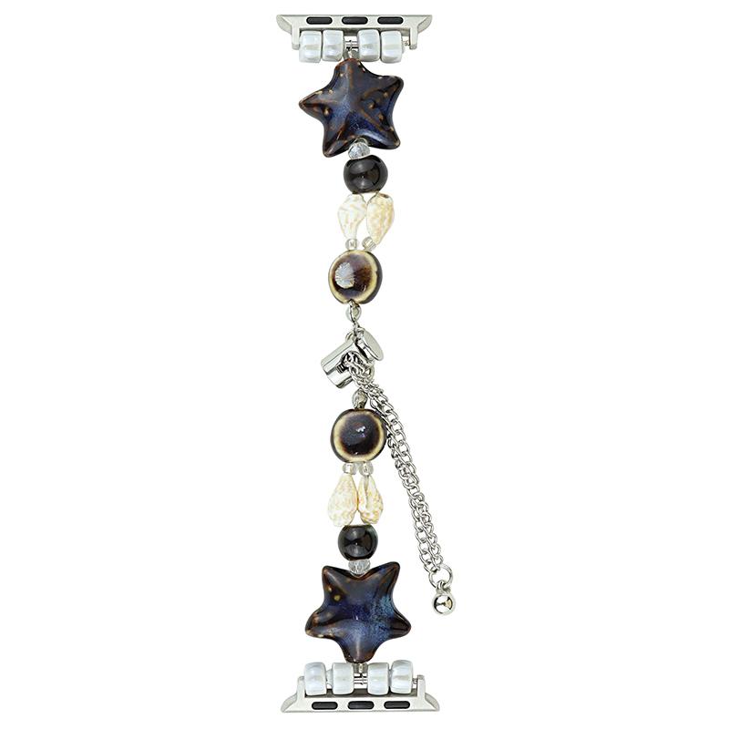 For Apple Watch 10 46mm/Ultra 2/Ultra 49mm/9 8 7 45mm/SE (2023) SE (2022) SE 6 5 4 44mm/3 2 1 42mm Beaded Bands Watch Strap Dark Blue
For Apple Watch 10 46mm/Ultra 2/Ultra 49mm/9 8 7 45mm/SE (2023) SE (2022) SE 6 5 4 44mm/3 2 1 42mm Beaded Bands Watch Strap Dark Blue