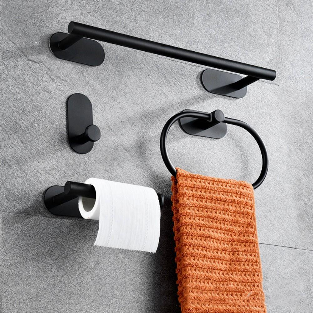 4/5Pcs Rustproof Bathroom Towels Rack Stainless Steel Roll Paper Stand Towel Bar for Toiletries Silver-4Pcs
4/5Pcs Rustproof Bathroom Towels Rack Stainless Steel Roll Paper Stand Towel Bar for Toiletries Silver-4Pcs
