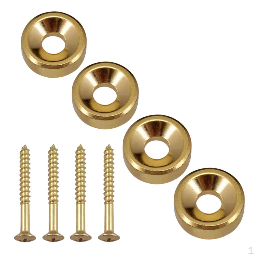 Musical Instrument Guitar Bass Body Neck Fixed Screw Ferrules Bushing Golden
Musical Instrument Guitar Bass Body Neck Fixed Screw Ferrules Bushing Golden