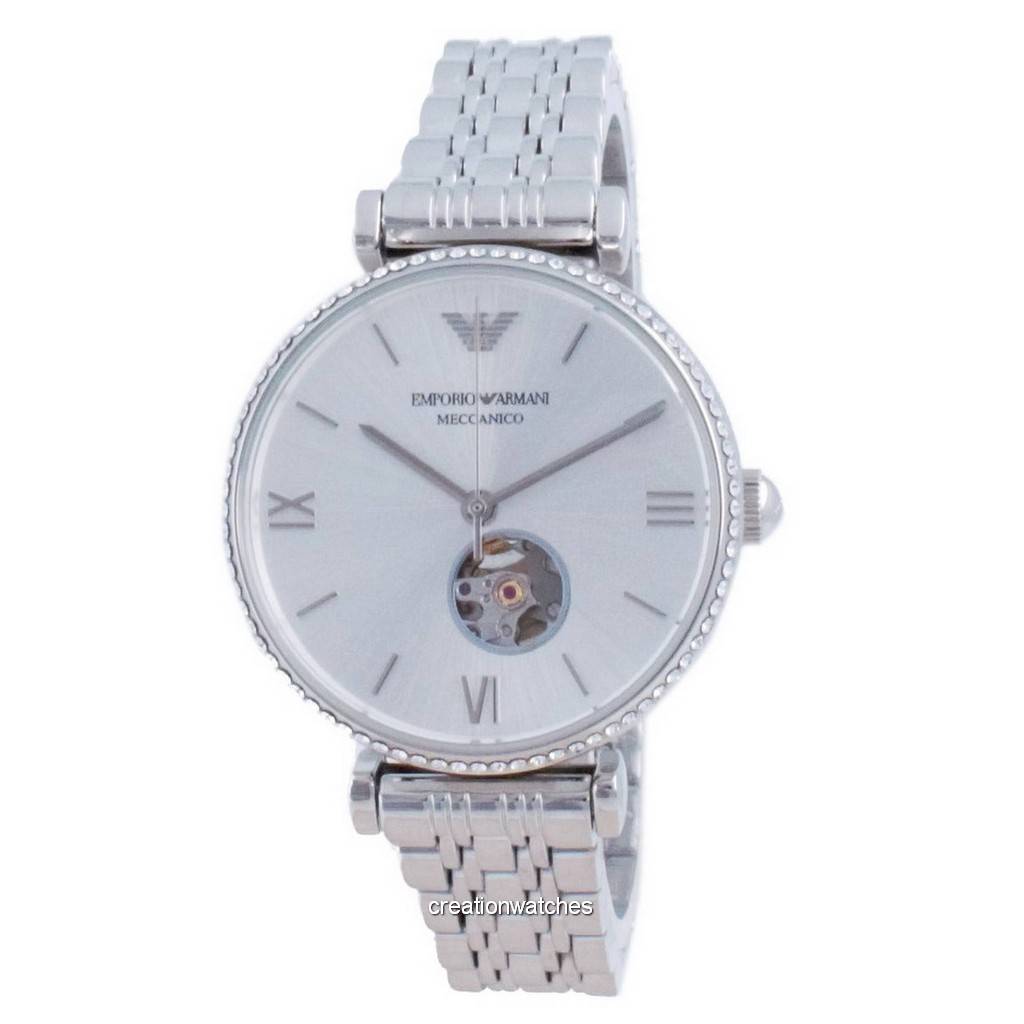 Emporio Armani Gianni T-Bar Открытое сердце Нержавеющая сталь Кристалл Автоматический AR60022 Женские часы
Emporio Armani Gianni T-Bar Открытое сердце Нержавеющая сталь Кристалл Автоматический AR60022 Женские часы