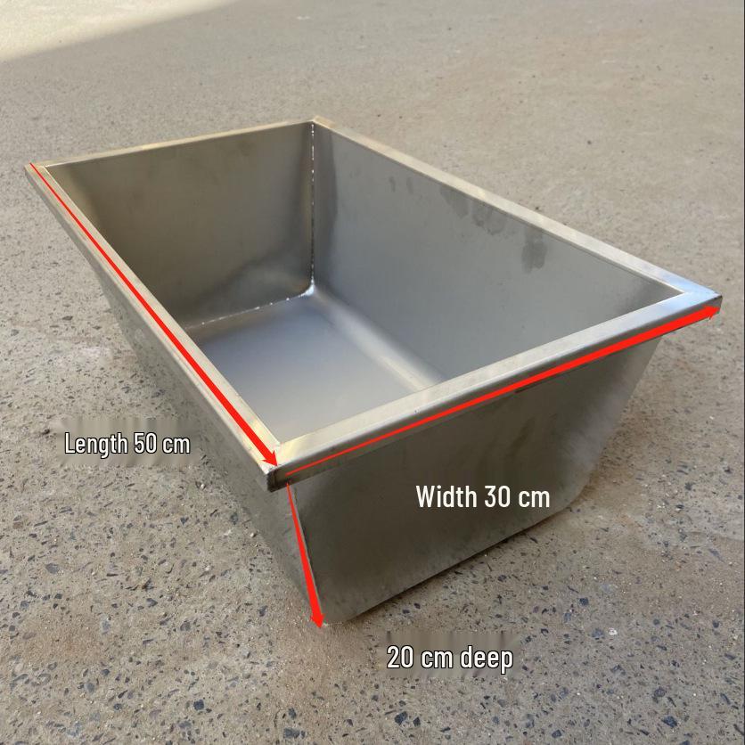 Stainless Steel Multifunctional Livestock Trough - Leak-Free Design for Feeding and Drinking
Stainless Steel Multifunctional Livestock Trough - Leak-Free Design for Feeding and Drinking