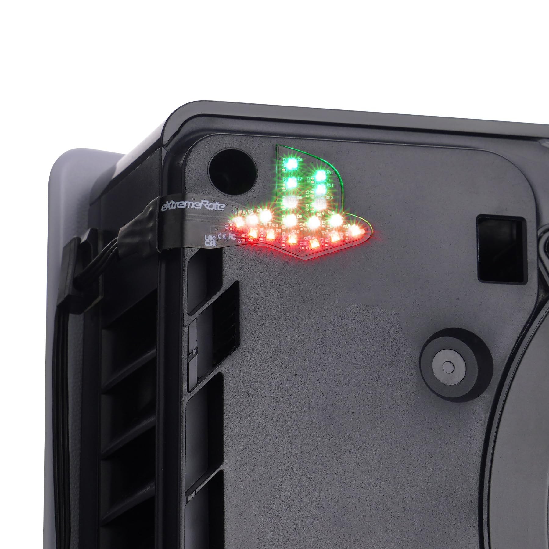 eXtremeRate RGB Logo LED Kit for PS5 Colors 40 Lighting Compatible with Disc and Digital Decorative Illuminated Logo Light Slim/Pro (7 & Effects),
eXtremeRate RGB Logo LED Kit for PS5 Colors 40 Lighting Compatible with Disc and Digital Decorative Illuminated Logo Light Slim/Pro (7 & Effects),