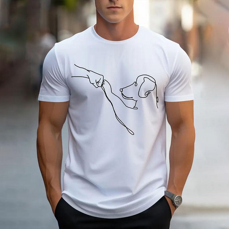 3D Fun Puppy Print T-Shirt Summer New Men s Fashion Casual Short Sleeve Large Size Round Neck Sports Breathable Short Sleeve XL
3D Fun Puppy Print T-Shirt Summer New Men s Fashion Casual Short Sleeve Large Size Round Neck Sports Breathable Short Sleeve XL