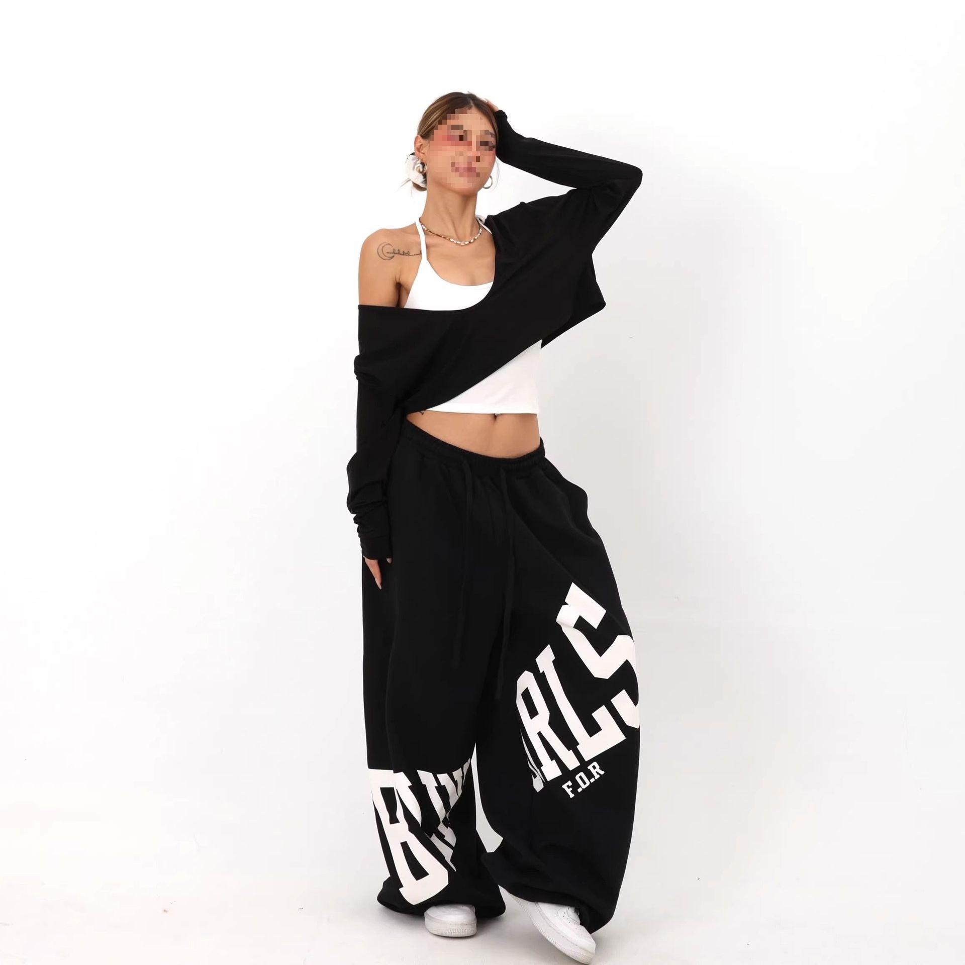 Unisex Street Style Large Letter Print Drawstring Sweatpants - Casual Hip Hop Loose Wide Leg Pants Double Extra Large чёрный
Unisex Street Style Large Letter Print Drawstring Sweatpants - Casual Hip Hop Loose Wide Leg Pants Double Extra Large чёрный