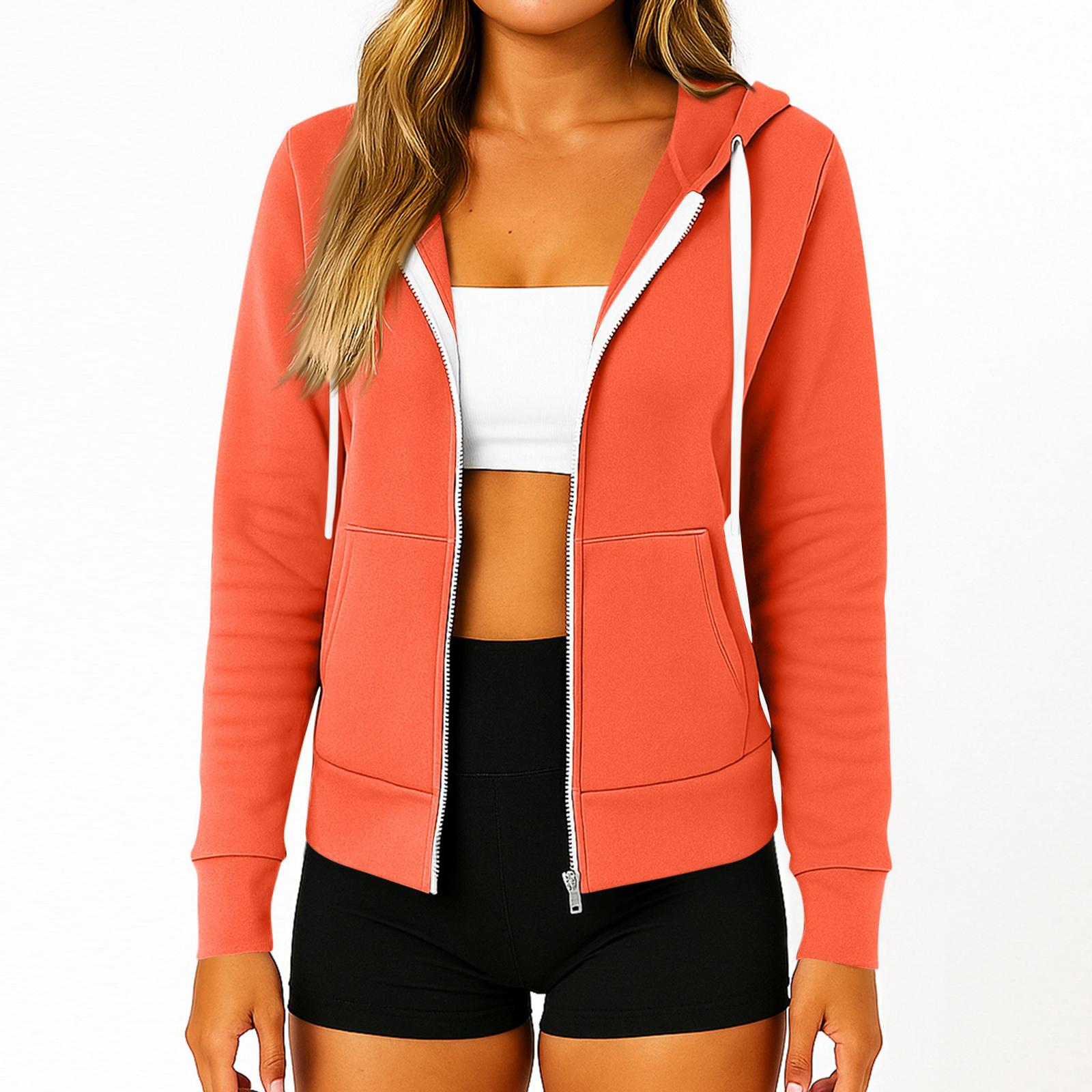 Женская модная однотонная толстовка с капюшоном, длинными рукавами, карманом и молнией, в стиле кэжуал M шафрановый
Женская модная однотонная толстовка с капюшоном, длинными рукавами, карманом и молнией, в стиле кэжуал M шафрановый