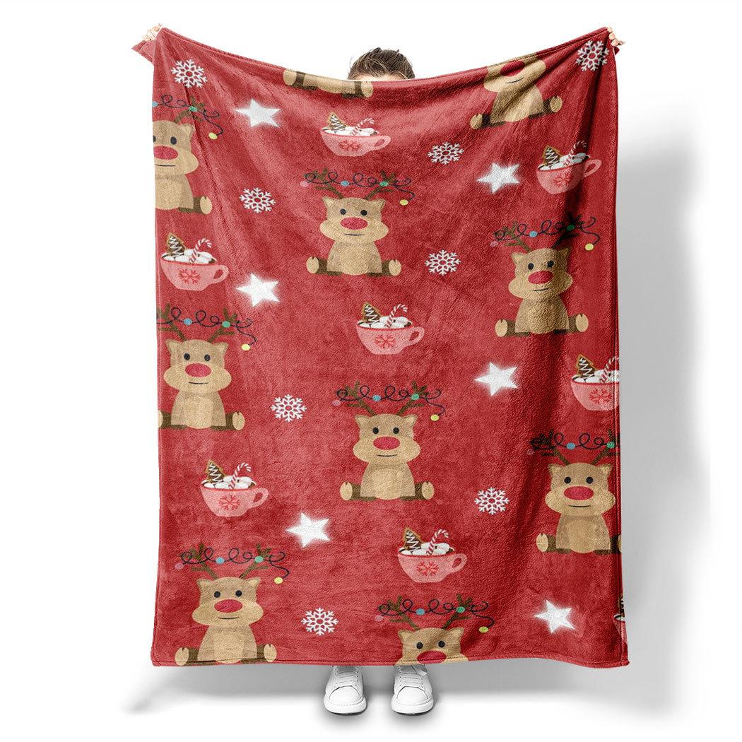 Cartoon Christmas Reindeer Printed Blanket for Sofa Travel Camping Living Room Office Conditioning Blanket for All Seasons Gifts 75x90cm
Cartoon Christmas Reindeer Printed Blanket for Sofa Travel Camping Living Room Office Conditioning Blanket for All Seasons Gifts 75x90cm