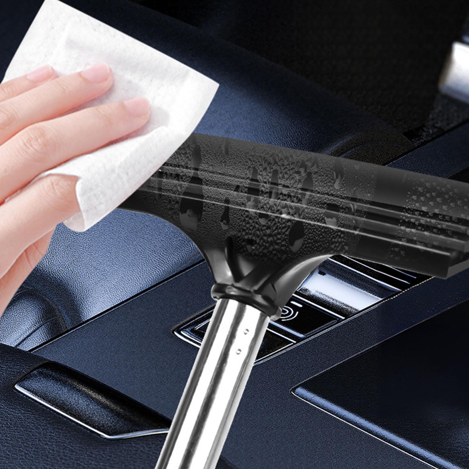 Car Rearview Mirror Wiper Stainless Steel Extendable Windshield Glass Scraper Multifunctional Window Glass Wiper Defogger Cleaning Tool Black
Car Rearview Mirror Wiper Stainless Steel Extendable Windshield Glass Scraper Multifunctional Window Glass Wiper Defogger Cleaning Tool Black