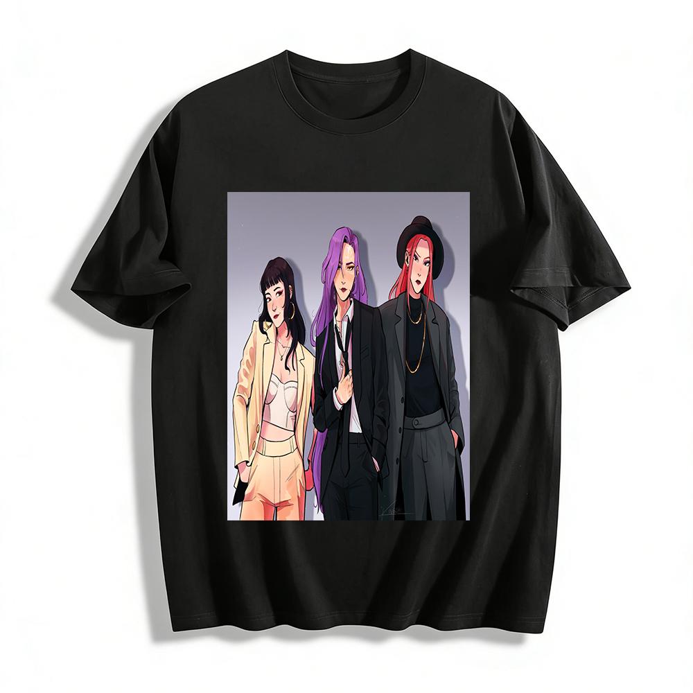 Cool Sister Group Print Casual T-Shirt Street Style Loose Top Unisex Trendy Versatile Clothing Pure cotton T-shirt XXS
Cool Sister Group Print Casual T-Shirt Street Style Loose Top Unisex Trendy Versatile Clothing Pure cotton T-shirt XXS