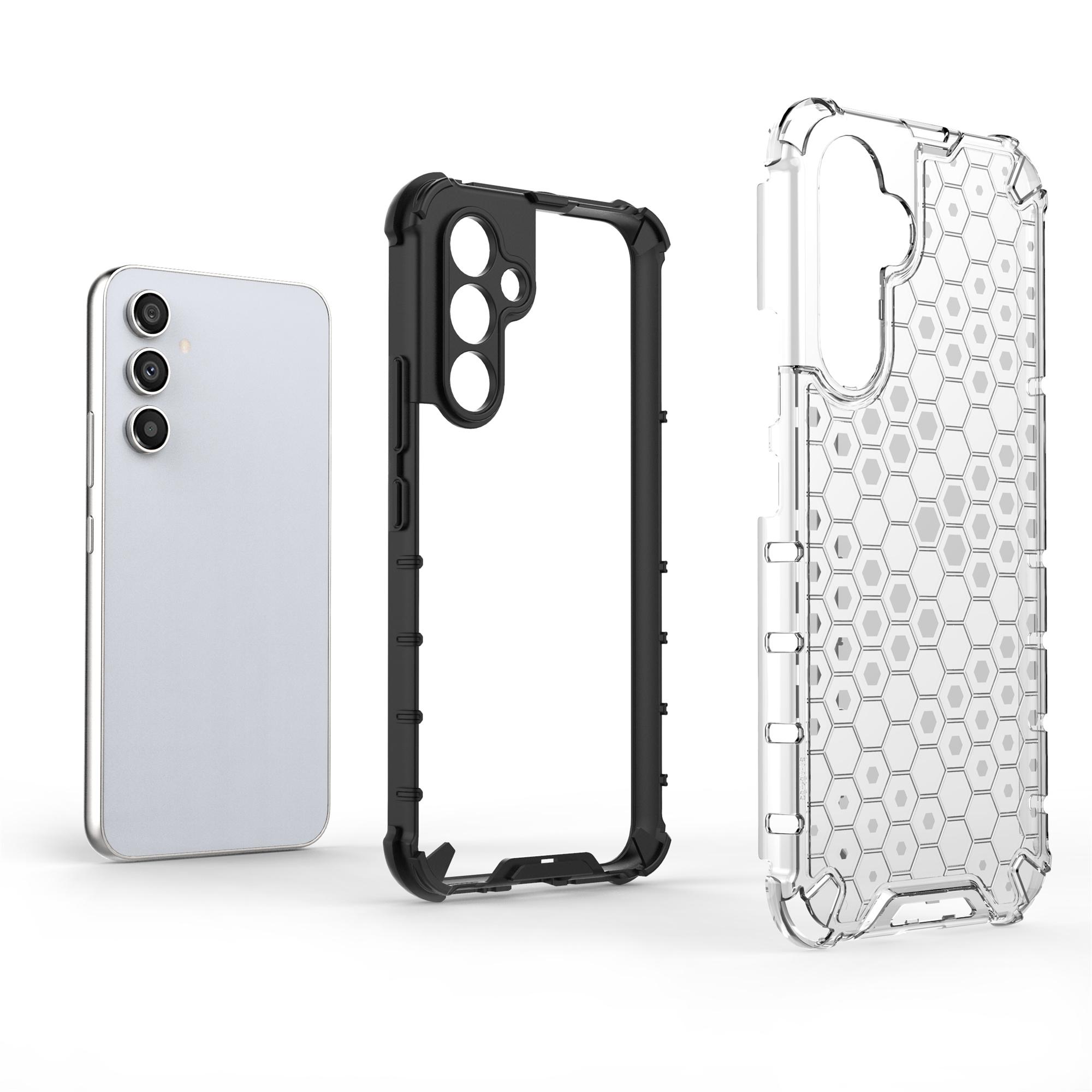 For Samsung Galaxy A54 5G Honeycomb Texture TPU+PC Phone Case Shockproof Back Cover Blue
For Samsung Galaxy A54 5G Honeycomb Texture TPU+PC Phone Case Shockproof Back Cover Blue