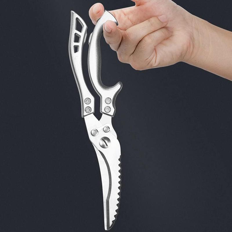 Kitchen Scissors Serrated Edge, Ultra Sharp Multipurpose Stainless Steel Kitchen Shears for Cutting Chicken, Fish, Bone, Meat
Kitchen Scissors Serrated Edge, Ultra Sharp Multipurpose Stainless Steel Kitchen Shears for Cutting Chicken, Fish, Bone, Meat