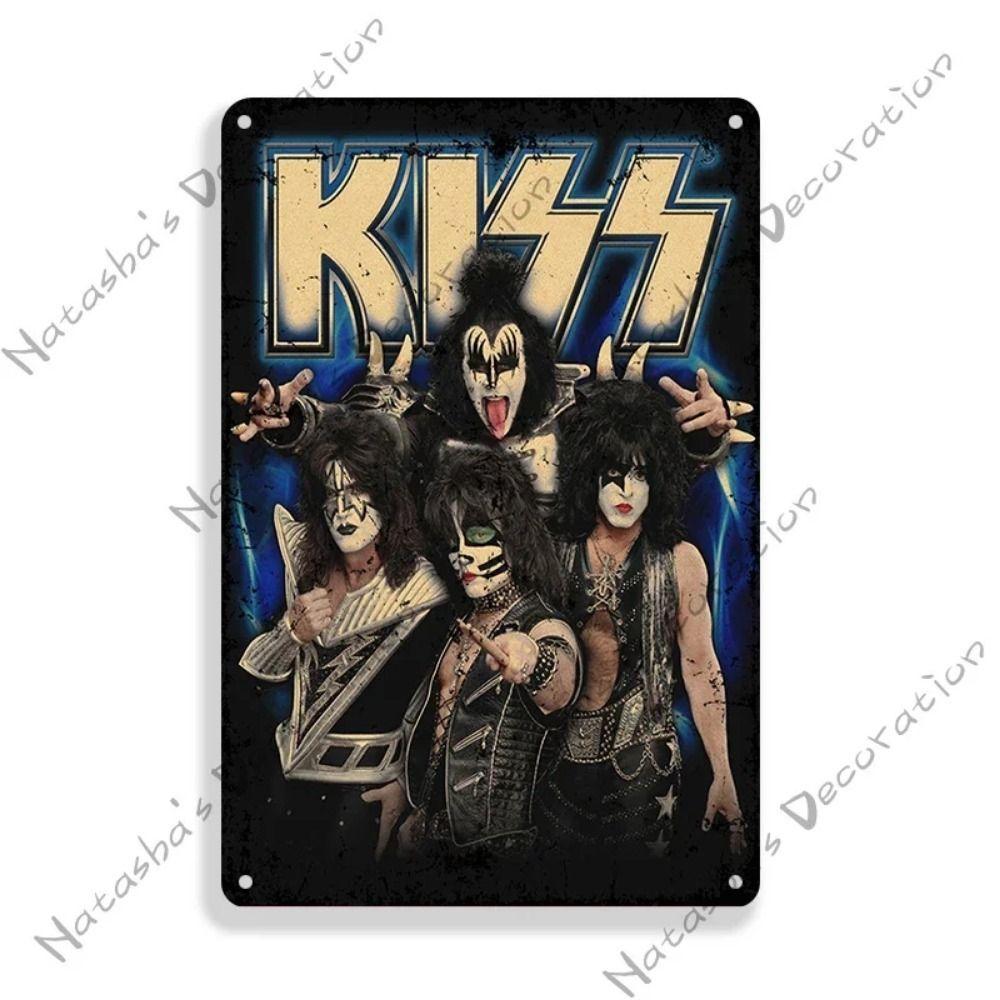 KISS Band Вінтажна Рустикальна Металева Бляшана Табличка Бар Домашній Декор
KISS Band Вінтажна Рустикальна Металева Бляшана Табличка Бар Домашній Декор