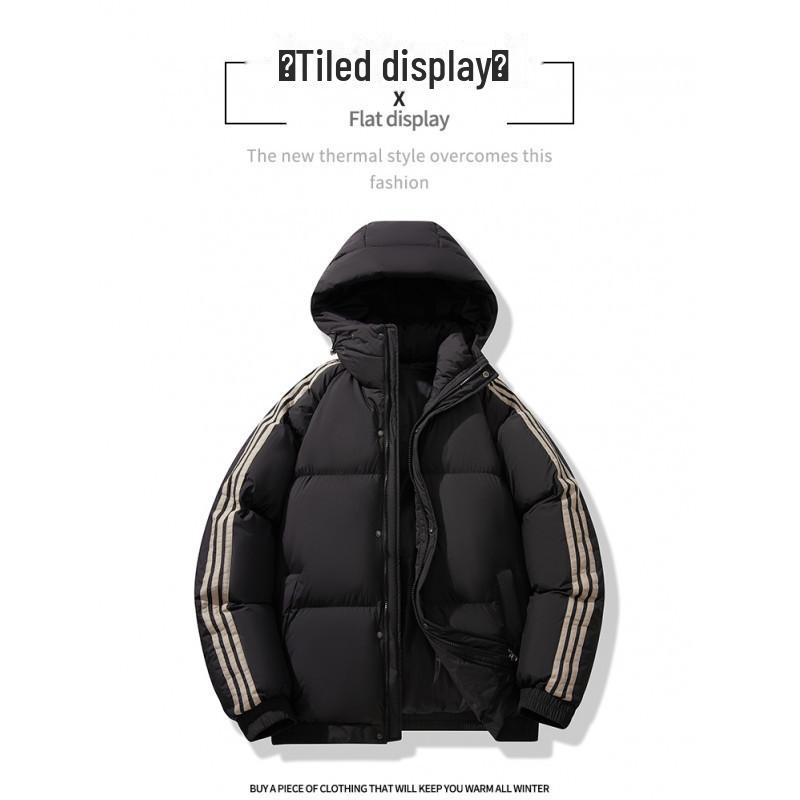 2023 Winter Hooded Cotton-Padded Jacket - Casual and Warm Outerwear 2XL чорний
2023 Winter Hooded Cotton-Padded Jacket - Casual and Warm Outerwear 2XL чорний