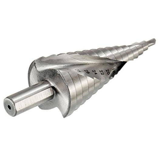 zmart Bamboo Shoot Drill Hexagon Spiral Step Cone Screw Drill HSS Grooved Bit Pagoda Drill Hexagon Core Groove Wood Metal Hole Cutter 4-32mm
zmart Bamboo Shoot Drill Hexagon Spiral Step Cone Screw Drill HSS Grooved Bit Pagoda Drill Hexagon Core Groove Wood Metal Hole Cutter 4-32mm