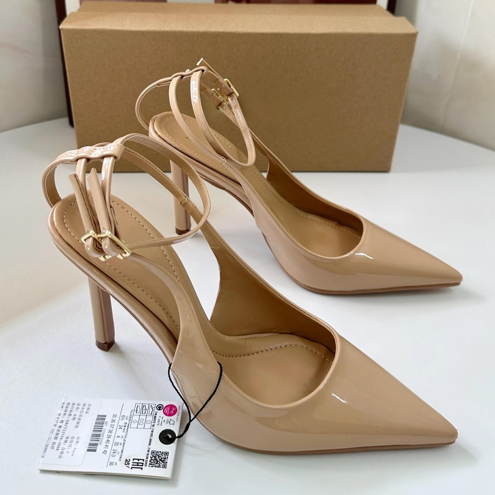 Fashion 2025 Summer Stiletto Modern Sandals for Women High Heels Sexy Ankle Strap Pointed Toe Luxury Brand Party Wedding Bridal Shoes 36
Fashion 2025 Summer Stiletto Modern Sandals for Women High Heels Sexy Ankle Strap Pointed Toe Luxury Brand Party Wedding Bridal Shoes 36