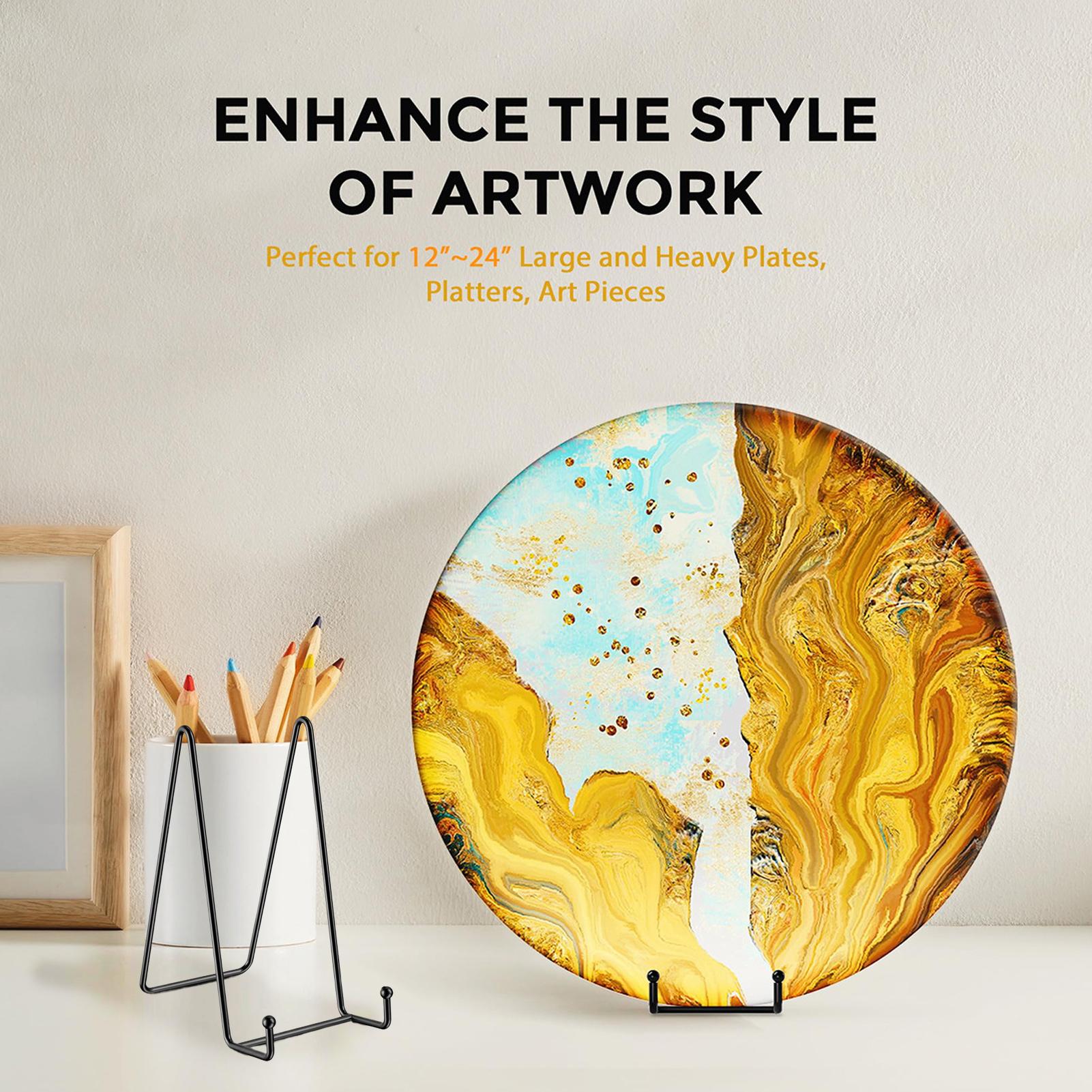 Iron Art MagazineDisplay Stand Dish Rack Plate Bowl Picture Frame Photo Book Pedestal Holder Artistic Work Home Office CN
Iron Art MagazineDisplay Stand Dish Rack Plate Bowl Picture Frame Photo Book Pedestal Holder Artistic Work Home Office CN