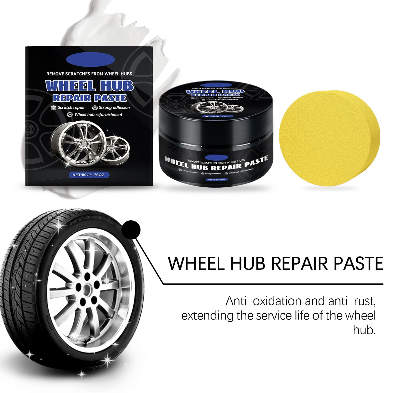 Wheel Rims Maintenance Tire Rims Scratch Paint Repair Paste Scratch Refurbishment Paste with Sponge Wheel Hub Detailing 1
Wheel Rims Maintenance Tire Rims Scratch Paint Repair Paste Scratch Refurbishment Paste with Sponge Wheel Hub Detailing 1
