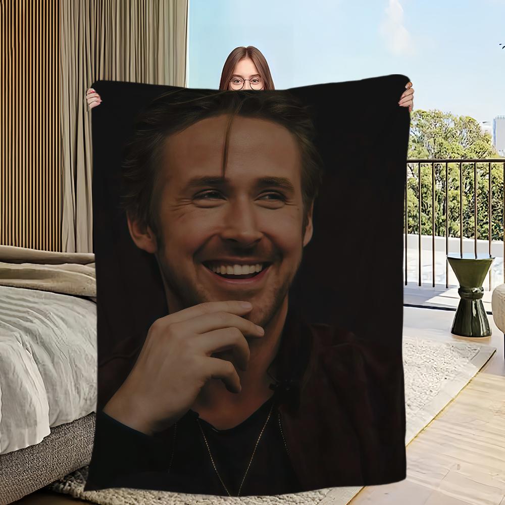 Actor R-Ryan Gosling Blanket Flannel warm comfort soft plush blanket For Picnic Beds Sofas Homes And Bedrooms 30x40in
Actor R-Ryan Gosling Blanket Flannel warm comfort soft plush blanket For Picnic Beds Sofas Homes And Bedrooms 30x40in
