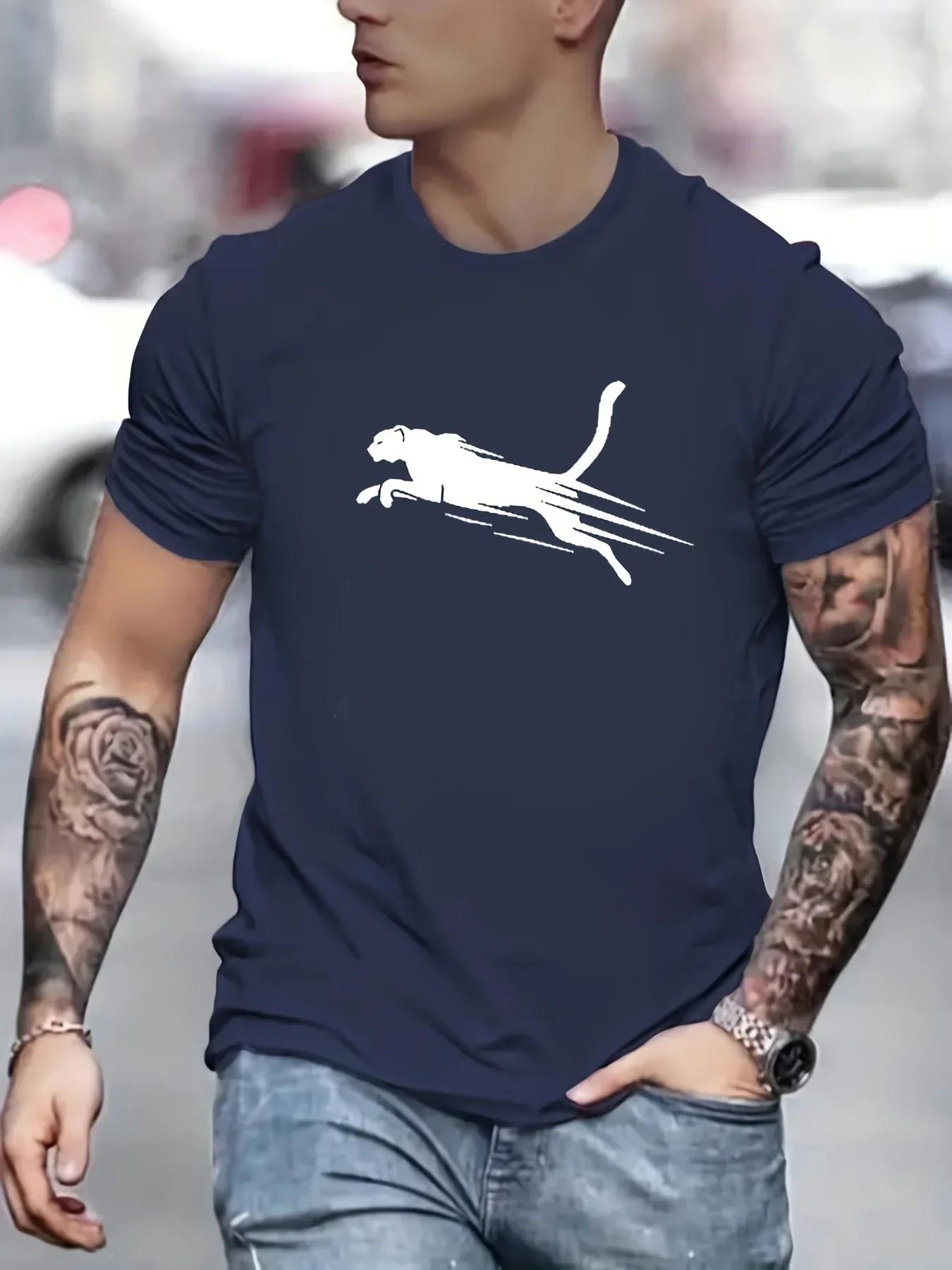 Cheetah Running Print Tshirt Graphic Tshirt High Quality Mens and Womens Short Sleeve Tshirt Mens Sportwear Mens Tops 4XL
Cheetah Running Print Tshirt Graphic Tshirt High Quality Mens and Womens Short Sleeve Tshirt Mens Sportwear Mens Tops 4XL