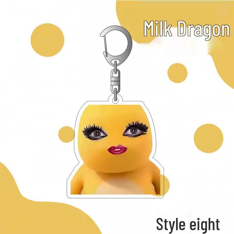 Goofy Milk Dragon Cartoon Acrylic Keychain Pendant
Goofy Milk Dragon Cartoon Acrylic Keychain Pendant