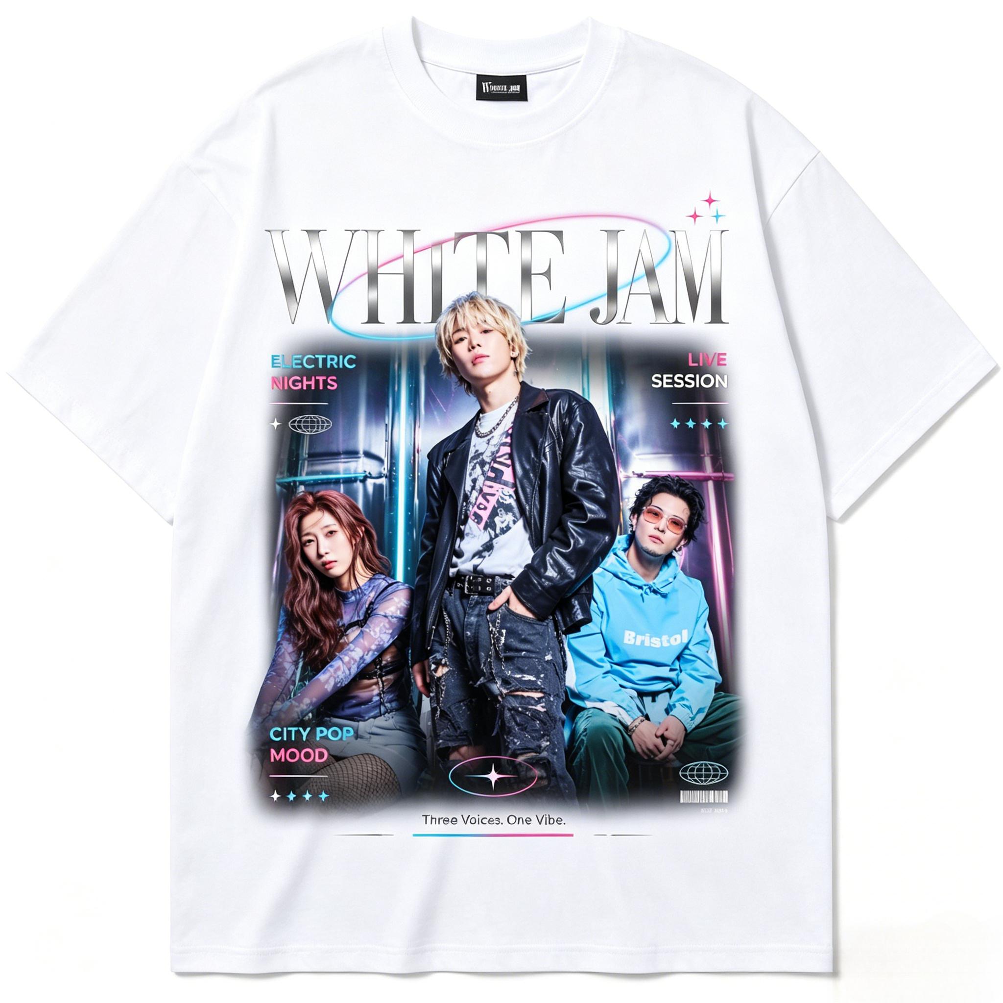Japanese Duo WHITE JAM Unisex Fashion Roundneck Shortsleeved Tshirts Versatile Stylish Clothing for Unisex and Women 4XL
Japanese Duo WHITE JAM Unisex Fashion Roundneck Shortsleeved Tshirts Versatile Stylish Clothing for Unisex and Women 4XL
