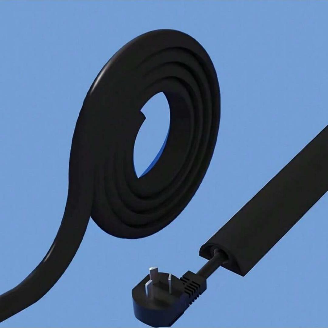 1PC 118.11inch Floor Cable Cover PVC Cord Protector Self-Adhesive Power Cable Protector Extension Electric Wire Duct Slot Cable 3meters чёрный
1PC 118.11inch Floor Cable Cover PVC Cord Protector Self-Adhesive Power Cable Protector Extension Electric Wire Duct Slot Cable 3meters чёрный