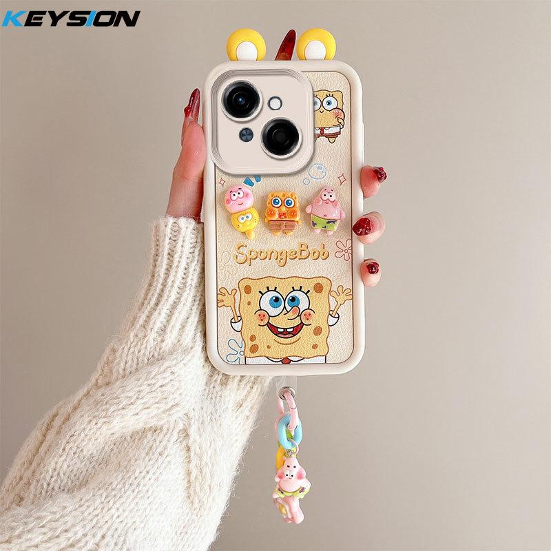 KEYSION Милый 3D мультяшный чехол с ушками для TECNO Spark Go 1 1S Go 2025 с браслетом, силиконовый противоударный чехол для телефона для TECNO Pop 9 4G for Spark Go 1
KEYSION Милый 3D мультяшный чехол с ушками для TECNO Spark Go 1 1S Go 2025 с браслетом, силиконовый противоударный чехол для телефона для TECNO Pop 9 4G for Spark Go 1