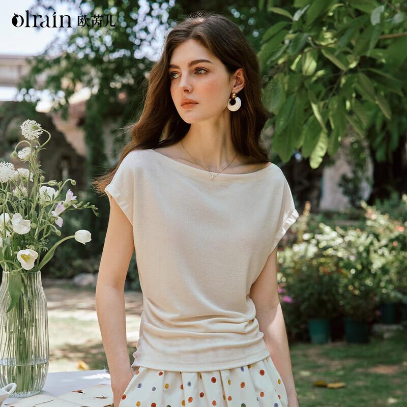 Olrain French Elegant Off-Shoulder Slim-Fit T-Shirt S
Olrain French Elegant Off-Shoulder Slim-Fit T-Shirt S