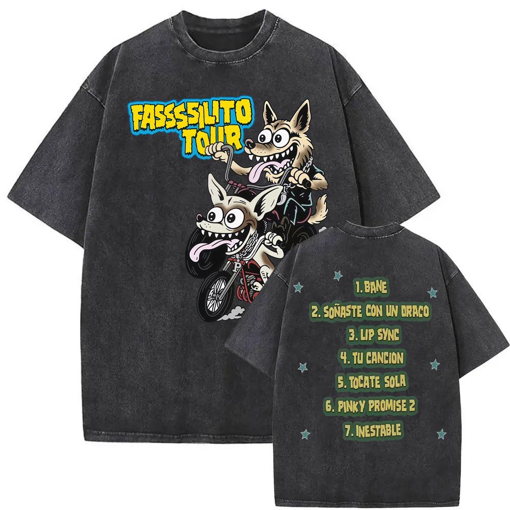 Tus Padres Se Van De Gira Lucho Rk La Pantera Ta Facil Fassssilito Tour T Shirts Mens Women Vintage Washed Short Sleeve Tshirt S
Tus Padres Se Van De Gira Lucho Rk La Pantera Ta Facil Fassssilito Tour T Shirts Mens Women Vintage Washed Short Sleeve Tshirt S