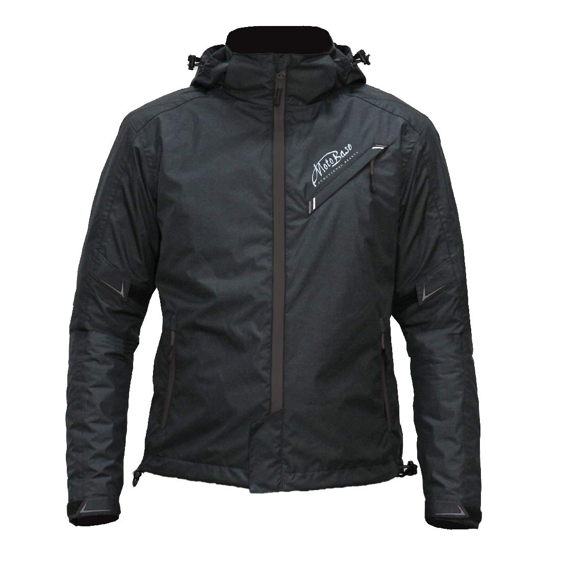 MOTO BASE MBWB-01 Защитная ветровка Мотоциклетная куртка LL Черный Черный