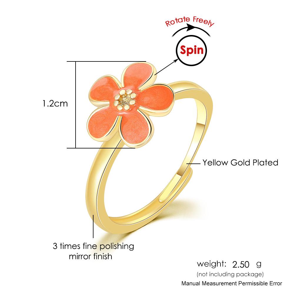 Flower Anxiety Spinner Ring for Women Korean Fashion Open Dripping Oil Rings Adjustable Aesthetic Girl Friend Y2K Jewelry KAR038 resizable
Flower Anxiety Spinner Ring for Women Korean Fashion Open Dripping Oil Rings Adjustable Aesthetic Girl Friend Y2K Jewelry KAR038 resizable