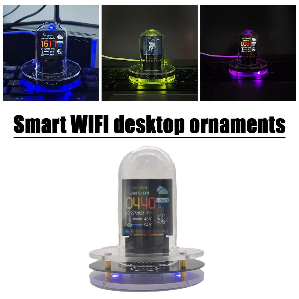 2024 Новые умные сетевые Wi-Fi часы Nixie Tube с украшениями, цифровые автоматические часы Ala C6F5
2024 Новые умные сетевые Wi-Fi часы Nixie Tube с украшениями, цифровые автоматические часы Ala C6F5