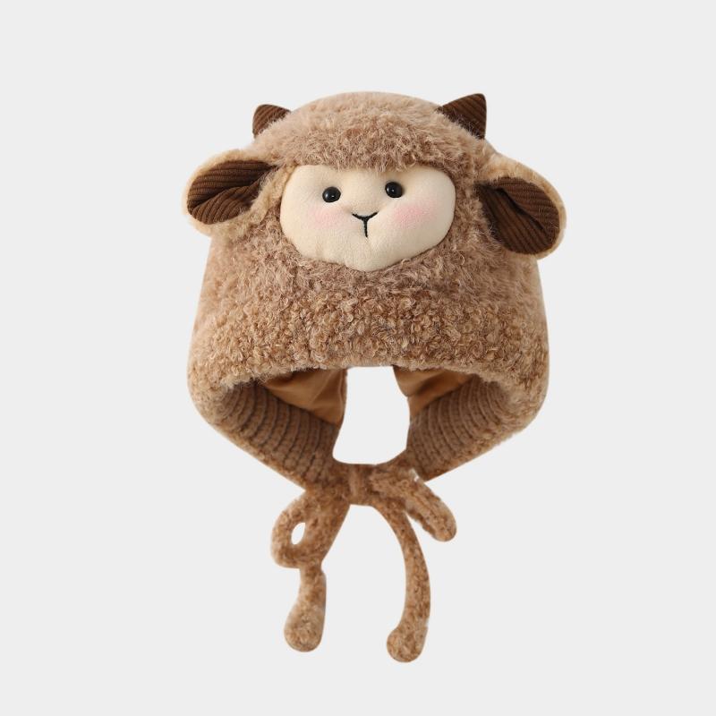 Fashion Cute Cartoon Sheep Beanie Bonnet Windproof Double Pompom Knitted Hat Warm Cold Proof Pullover Hat Winter коричневий
Fashion Cute Cartoon Sheep Beanie Bonnet Windproof Double Pompom Knitted Hat Warm Cold Proof Pullover Hat Winter коричневий
