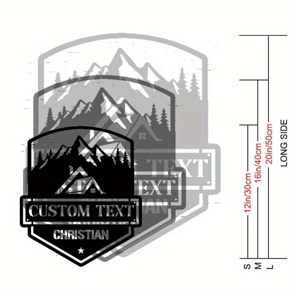 Distinctive Custom Metal Sign Mountain Cabin Wall Decor Home Office Outdoor Rustic TYDZ002658-30cm
Distinctive Custom Metal Sign Mountain Cabin Wall Decor Home Office Outdoor Rustic TYDZ002658-30cm