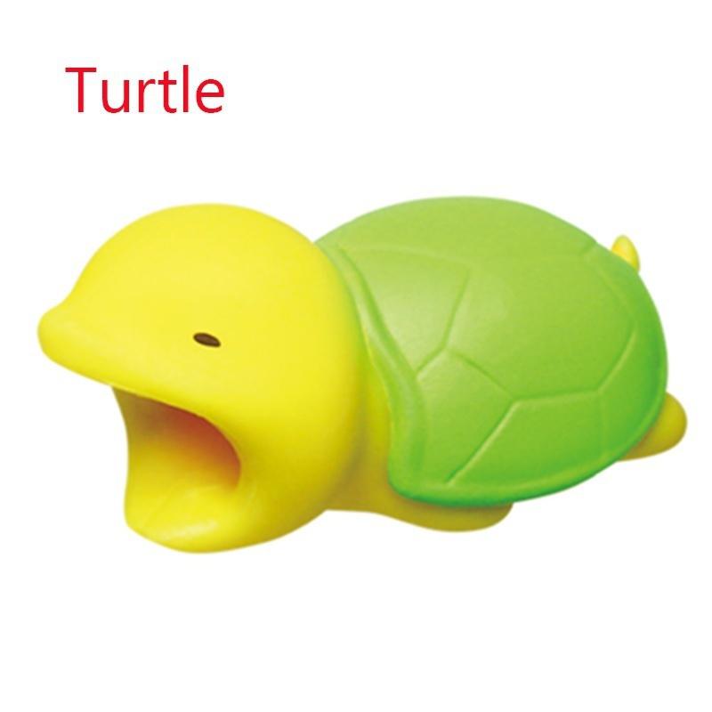 Кабель с мультяшным животным Dream Bite, защита для данных, формирователь для собак и кошек, намоточный органайзер для линии передачи данных телефона turtle