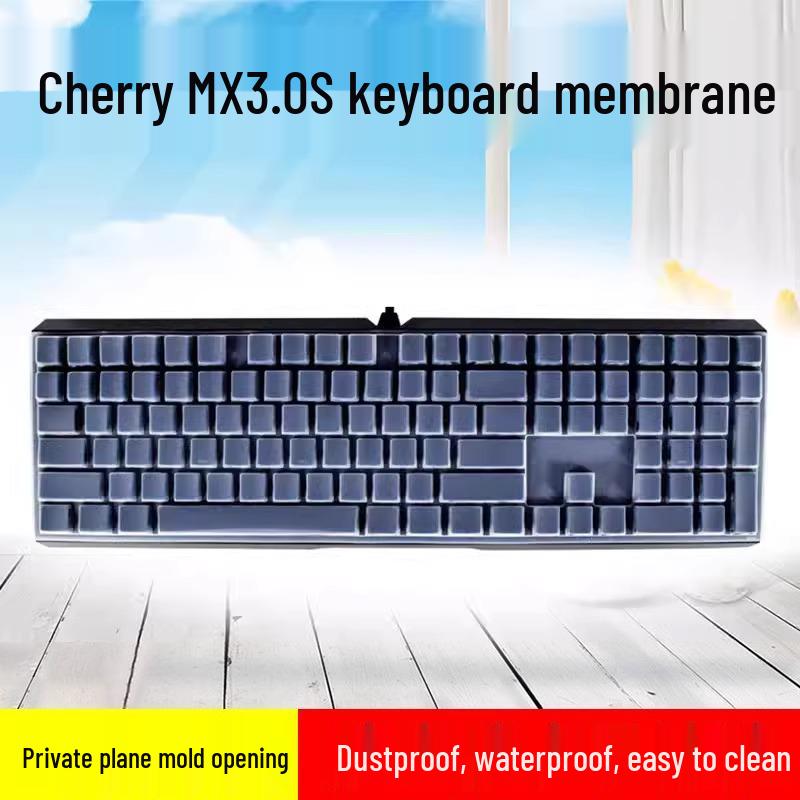 Silicone Keyboard Protector for Cherry MX3.0S - Transparent
Silicone Keyboard Protector for Cherry MX3.0S - Transparent
