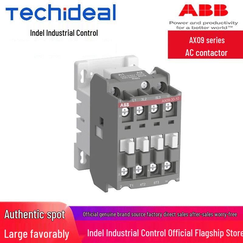 ABB AX09 Series AC Contactor (AX09-30-01-80/AX09-30-10-81) 30-01-80*220-230V50Hz/230-240V60Hz
ABB AX09 Series AC Contactor (AX09-30-01-80/AX09-30-10-81) 30-01-80*220-230V50Hz/230-240V60Hz