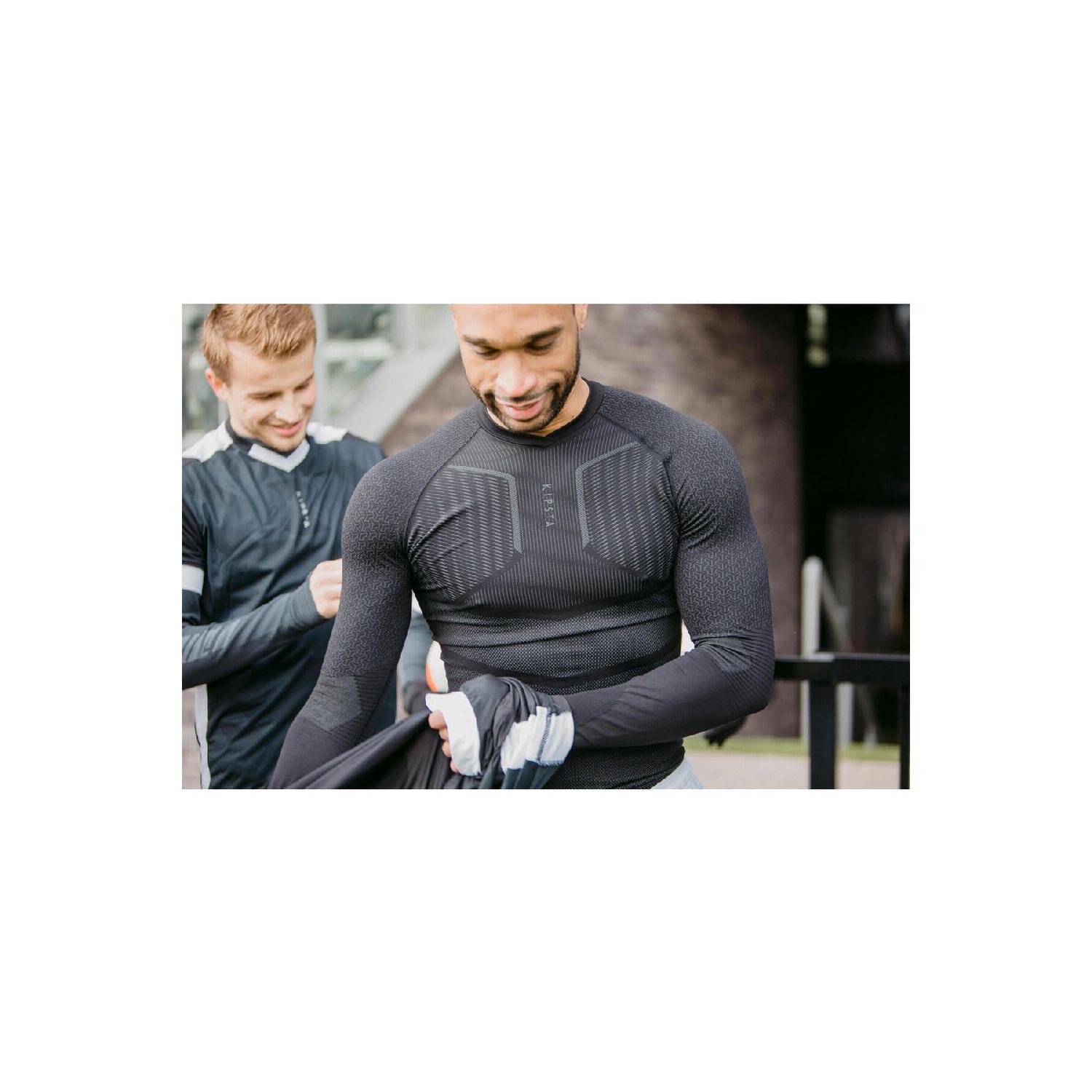 Football Long Sleeve Thermal Underwear Seamless Non-irritating Keeps Warm Breathable Lets Sweat Out S чорний
Football Long Sleeve Thermal Underwear Seamless Non-irritating Keeps Warm Breathable Lets Sweat Out S чорний