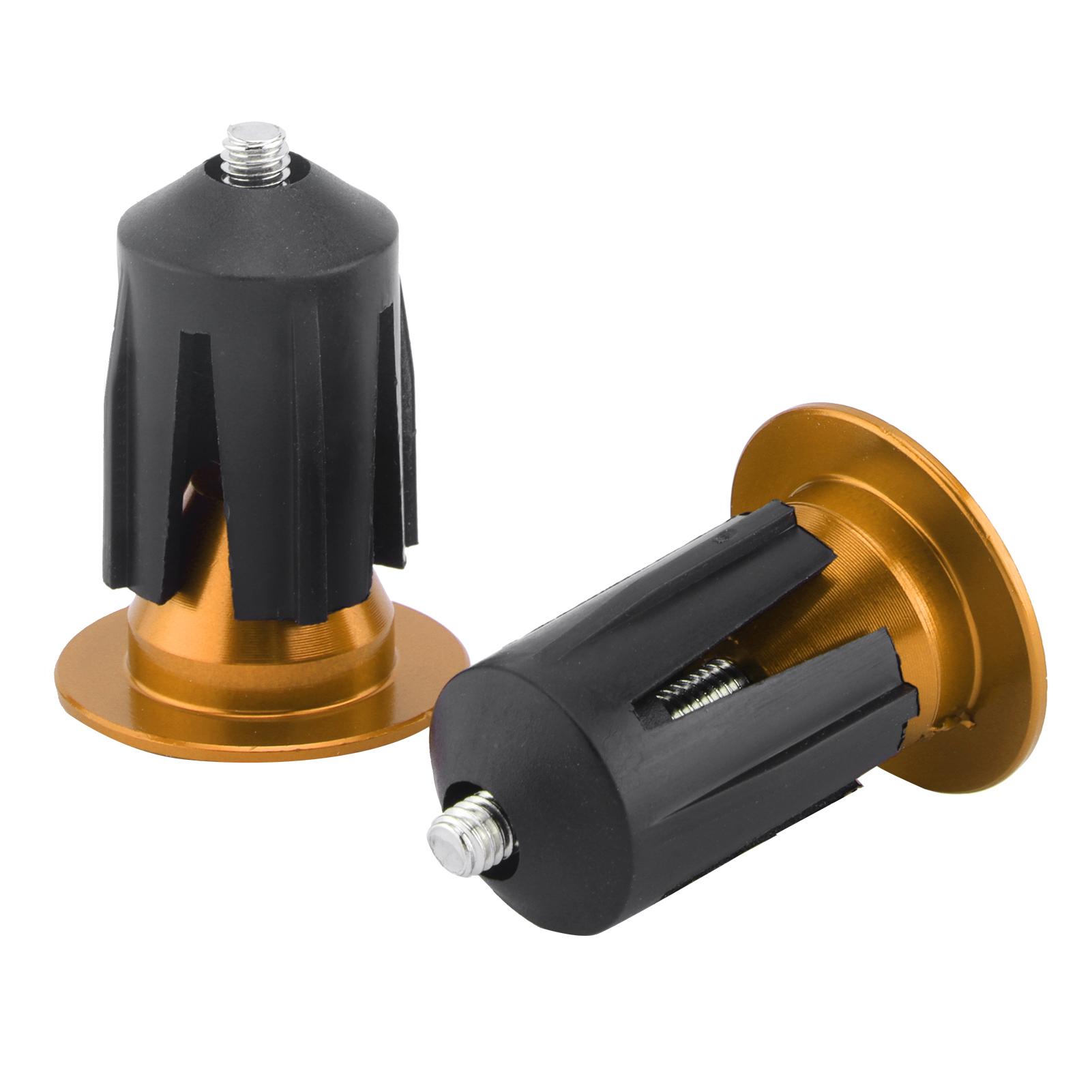 2 шт. Заглушки для руля велосипеда, заглушки для руля велосипеда, заглушки для шоссейного велосипеда, горного велосипеда, золото золотой