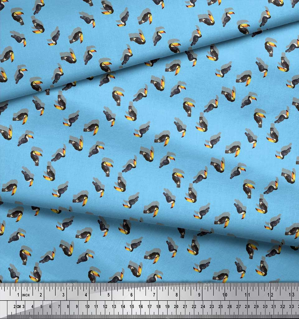 Soimoi Blue Poly Crepe Ткань Тукан Птица Декор Ткань Печатный метр 42 дюйма 42 Inch Wide - Poly Crepe синий
Soimoi Blue Poly Crepe Ткань Тукан Птица Декор Ткань Печатный метр 42 дюйма 42 Inch Wide - Poly Crepe синий